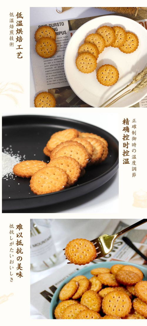 金銀戀園北海道日式奶鹽餅小圓餅100g 6袋牛乳海鹽南乳味奶香濃郁代餐零食