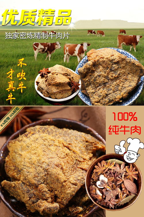 內蒙古風干手撕牛肉干500g 2袋 正宗特產香辣小零食牛肉干片