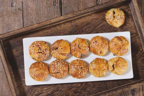 19.8元3袋的黃山蟹殼黃燒餅,一口酥脆鮮香,夢到都流口水