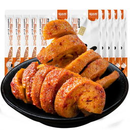 蜀道香 辣味零食 川香味烤面筋26g 10袋 素肉休閑食品 孜然味小零食辣條 兩種口味可選